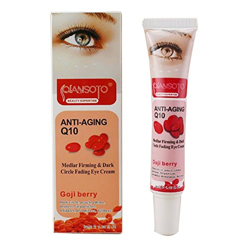 Crema para los ojos(30g) Red GOJI Eye Cream versión inglesa, Formulada para Elevar Rápida y Eficazmente los Párpados Caídos Antiarrugas hidratante con Elastina, Bolsas y Enrojecimiento