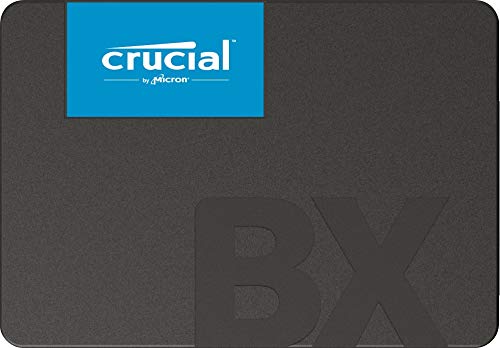 Crucial BX500 240 GB CT240BX500SSD1 Unidad interna de estado sólido, hasta 540 MB/s (3D NAND, SATA, 2.5 Pulgadas)