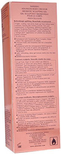 Cuerpo Creador por 200ml Gel Shiseido Aromático Sculpting anticelulitis