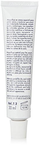 Dermogetico Zaimf, Maquillaje de Tratamiento para Pieles Secas y Maduras, Natural - 30 ml