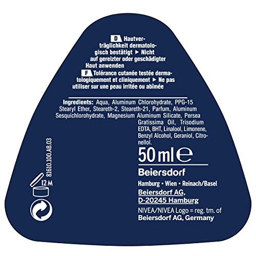 Desodorante Nivea Men Roll-On Dry Impact, 50 ml