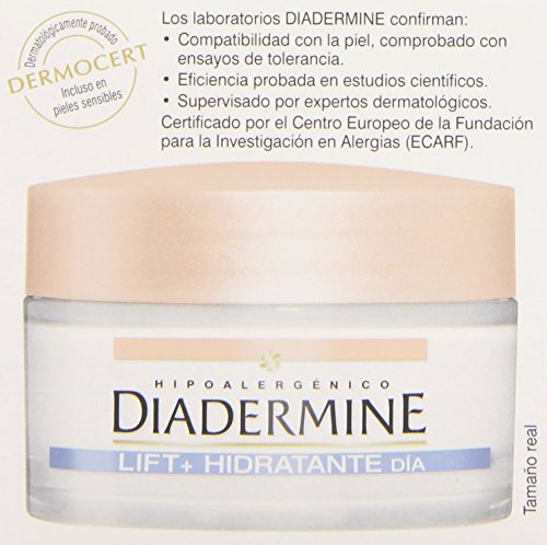 Diadermine - Crema de Día Lift+ Hidratante- Con tecnología Skinplex optimizadora de colágeno - 50 ml