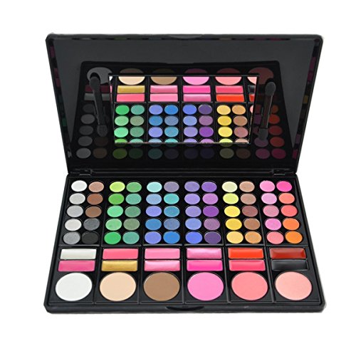 DISINO Motivo 3: kit de maquillaje profesional, paleta de sombras de ojos; cosmética brillante y dinámica (78 colores)