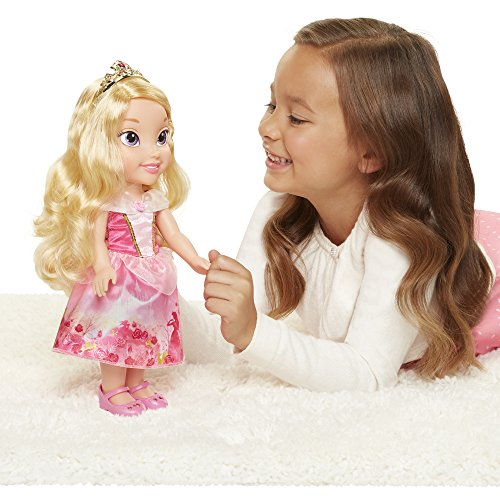 Disney Princesas, Muñeca Aurora Grande (35 CM) (35cm), Multicolor (Jakks Pacific 78860-EU)