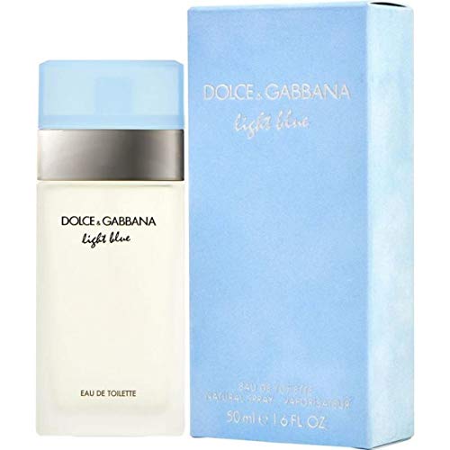 Dolce & Gabbana Light Blue, Agua de tocador para mujeres - 50 ml (0737052074313)