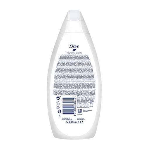 Dove Gel De Ducha Coco y Almendras - 4 Paquetes de 500 ml - Total: 2000 ml