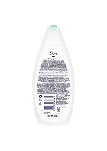 Dove, Gel y jabón (Carbón y arcilla) - 500 ml.