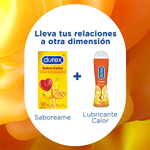 Durex Lubricante de Base Agua Efecto Calor - 50 ml