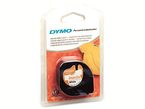 Dymo 18768 - Cinta , 12 mm x 2 m, color negro y blanco