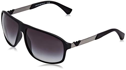 Emporio Armani 0EA4029 Gafas de sol, Matte Black, 62 para Hombre