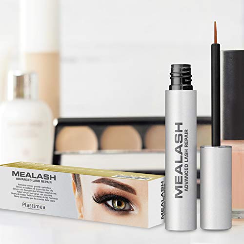 Eyelash Growth Suero Crecimiento De Las Pestañas Serum Alargador De Pestañas Mealash 3ml Aumenta Volumen de Pestañas Densas | En 5 Semanas Pestañas Más Largas