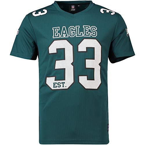 Fanatics Philadelphia Eagles T Shirt NFL Fanshirt Jersey American Football Gr?n - L