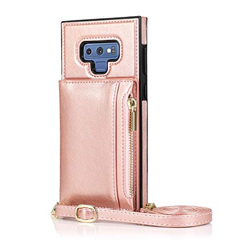 FHZXHY - Funda tipo cartera para Samsung Galaxy Note 9 (piel, tarjetero, tarjetero)