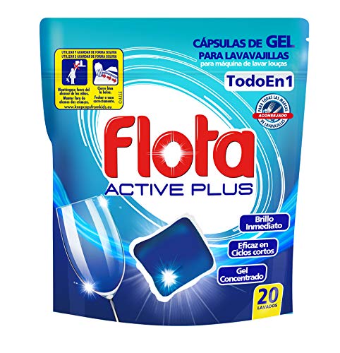 Flota Cápsula Gel Lavavajillas 100 Lavados (5X20uds)