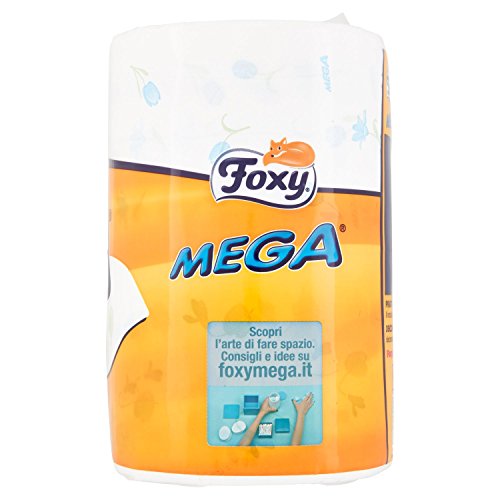 Foxy - Papel higiénico mega – Paquete de 4 rollos