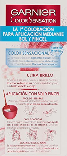 Garnier Color Sensation - Tinte Permanente Rubio Extra Claro Ceniza 110, disponible en más de 20 tonos