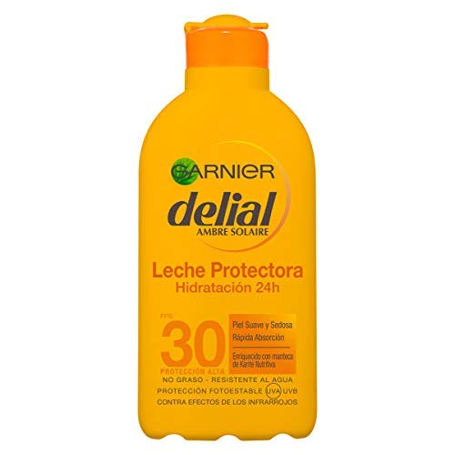 Garnier Delial Adultos Crema Solar Leche Protectora Hidratante 24h IP30 - 200 ml