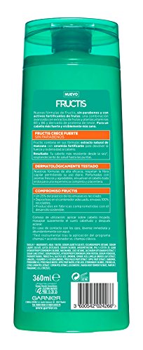 Garnier Fructis Crece Fuerte Champú Pelo Frágil, con tendencia a caerse - 360 ml