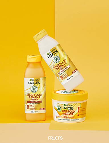 GARNIER Fructis Hair Food Acondicionador Nutritivo de Banana para Pelo Seco - 350 ml