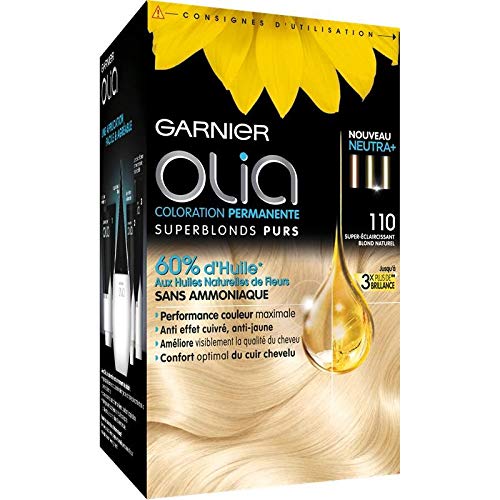 Garnier - Olia Colorante Del Pelo Rubio # 110 Súper Superlight - Lot De 2 - Precio Por Lote - Entrega Rápida