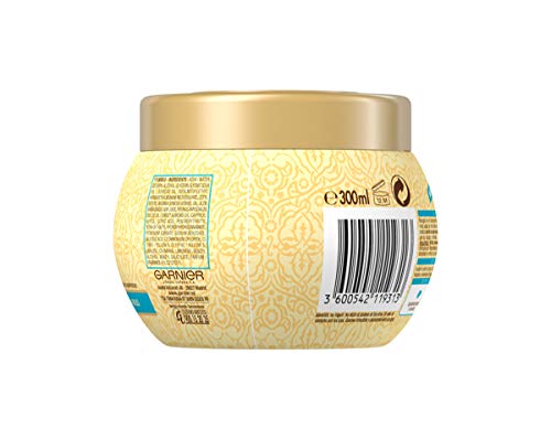 Garnier Original Remedies Elixir de Argán Mascarilla capilar nutritiva cremosa sin silicona para un pelo muy seco y sin brillo - 300 ml