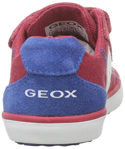 Geox B Kilwi Boy G, Zapatillas para Niños, Rojo (Dk Red/Royal C0849), 21 EU