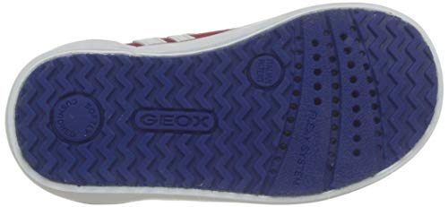 Geox B Kilwi Boy G, Zapatillas para Niños, Rojo (Dk Red/Royal C0849), 21 EU