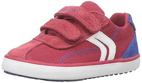 Geox B Kilwi Boy G, Zapatillas para Niños, Rojo (Dk Red/Royal C0849), 21 EU