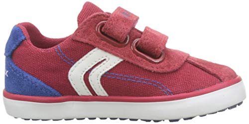 Geox B Kilwi Boy G, Zapatillas para Niños, Rojo (Dk Red/Royal C0849), 21 EU