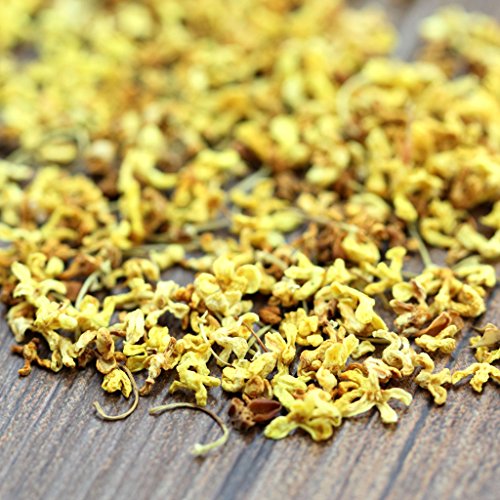 GOARTEA 100g (3.52 Oz) Organic Golden Sweet Osmanthus Fragrans Natural Dried Flower Flora Herbal Health Chinese Tea Hierbas