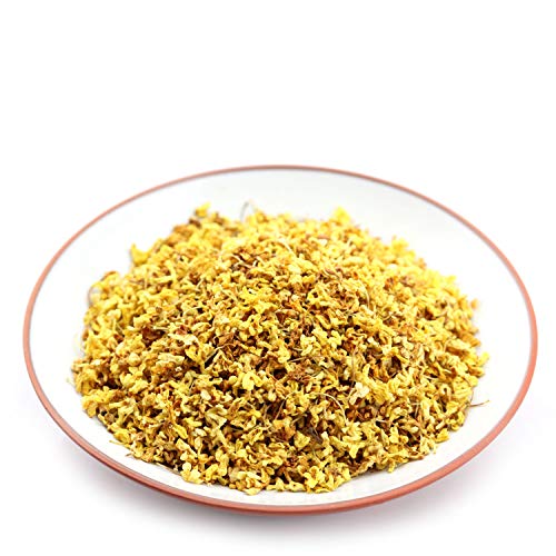 GOARTEA 100g (3.52 Oz) Organic Golden Sweet Osmanthus Fragrans Natural Dried Flower Flora Herbal Health Chinese Tea Hierbas