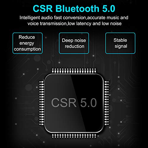 GOOJODOQ Auriculares para Dormir Bluetooth 5.0 Auriculares Inalámbricos Suaves en el oído con Chip CSR8635 Actualizado para el Insomnio, Gimnasio, Relajación, Deportes y Aprendizaje