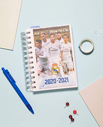 Grupo Erik ADPS2013 - Agenda escolar 2020/2021 día página S Real Madrid, 11 meses (11,4x16 cm)