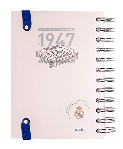 Grupo Erik ADPS2013 - Agenda escolar 2020/2021 día página S Real Madrid, 11 meses (11,4x16 cm)