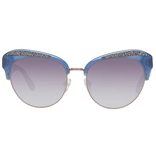 Guess by Marciano Sonnenbrille Gm0777 90B 55 Gafas de sol, Plateado (Silber), 55.0 para Mujer