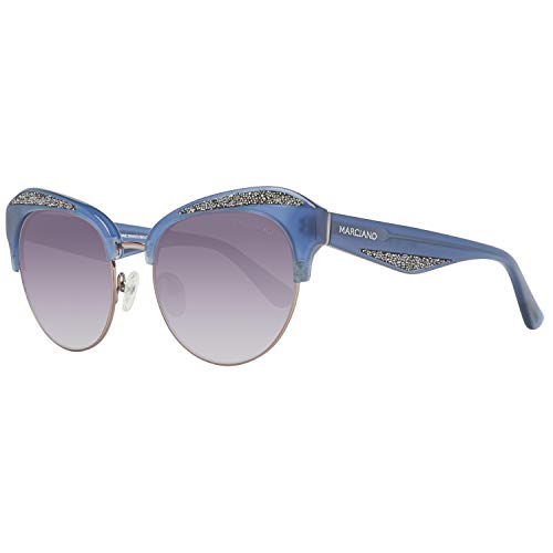 Guess by Marciano Sonnenbrille Gm0777 90B 55 Gafas de sol, Plateado (Silber), 55.0 para Mujer