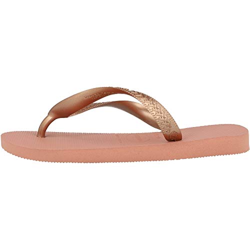 Havaianas Top Tiras, Chanclas para Mujer, Dorado (Rose Nude), 37/38 EU