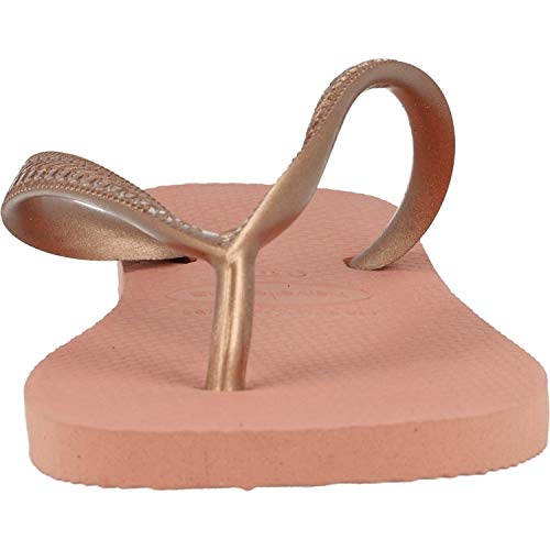 Havaianas Top Tiras, Chanclas para Mujer, Dorado (Rose Nude), 37/38 EU