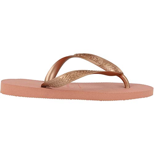 Havaianas Top Tiras, Chanclas para Mujer, Dorado (Rose Nude), 37/38 EU