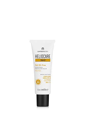 Heliocare 360° Gel Oil-Free Spf 50+ Crema Solar Facial, Fotoprotector Avanzado 50 ml