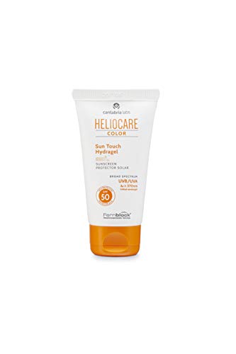 Heliocare Color Toque de Sol SPF 50 - Fotoprotección Avanzada con Pigmentos Iluminadores y Ácido Hialurónico, Unifica e Ilumina la Piel al Instante, 50ml