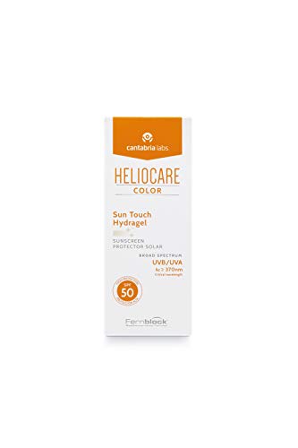 Heliocare Color Toque de Sol SPF 50 - Fotoprotección Avanzada con Pigmentos Iluminadores y Ácido Hialurónico, Unifica e Ilumina la Piel al Instante, 50ml