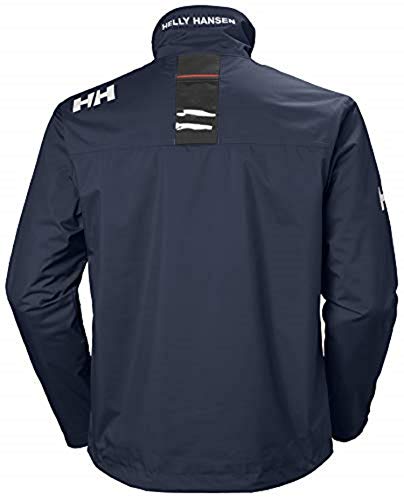 Helly Hansen Crew Midlayer Chaqueta deportiva impermeable, Hombre, Azul (Azul Navy 597), L