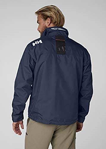 Helly Hansen Crew Midlayer Chaqueta deportiva impermeable, Hombre, Azul (Azul Navy 597), L