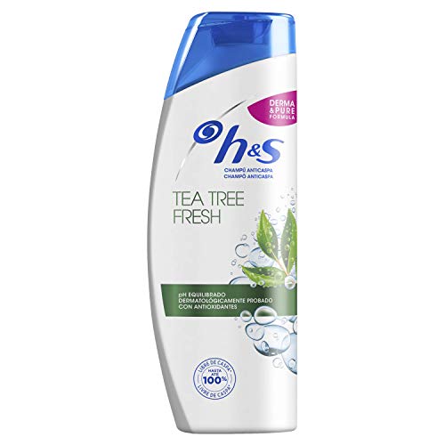 H&S Tea Tree Fresh Refrescante Anticaspa Champú 360 ml