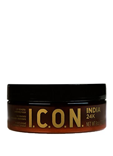 I.C.O.N. India 24K Rich Detangling Conditioning Mascarilla - 227 gr