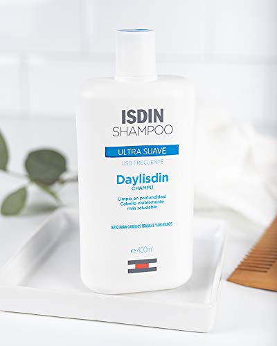 Isdin Daylisdin Champú - Fórmula Suave para el uso diario para todo tipo de cabellos, incluso frágiles y delicados 1x 400ml