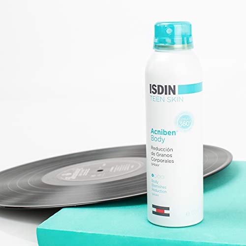 ISDIN Teen Skin Acniben Body Spray Corporal De Secado Rápido - Reducción de Granos Corporales - 150 ml.