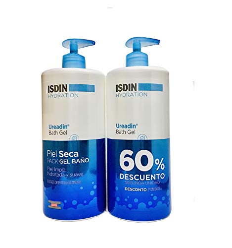 ISDIN Ureadin - Gel De Baño Hidratante Con Urea, Pack Duplo 2 X 750 ml