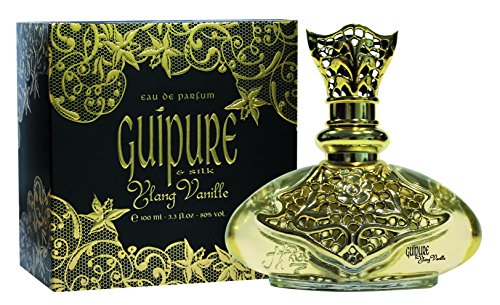 Jeanne Arthes Guipure & Silk Ylang Vanille 100ml Mujeres - Eau de parfum (Mujeres, 100 ml, Envase no recargable, Coco, Ciruela, Cedro, Ylang-ylang, Musk o almizcle, Vainilla)